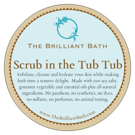 Scrub in the Tub Tub - Chocolate