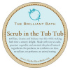 Scrub in the Tub Tub - Chocolate